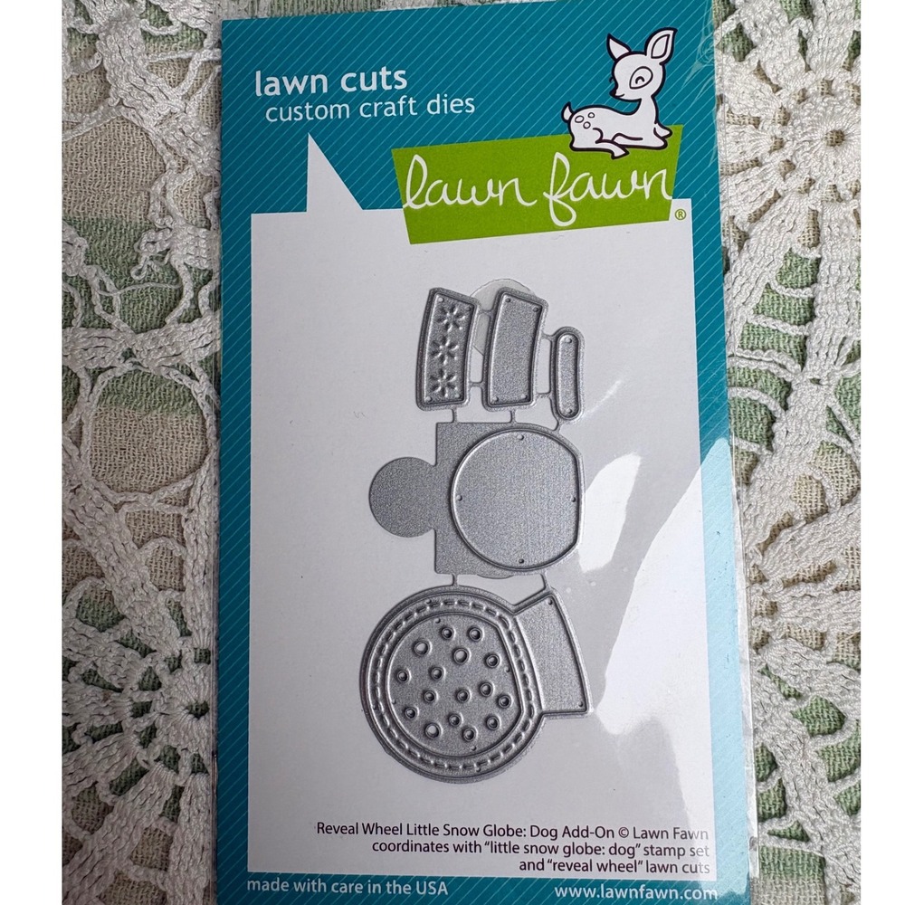 Lawn Fawn Little Snow Globe Craft Dies Scrapbooking Steel DIES ONLY